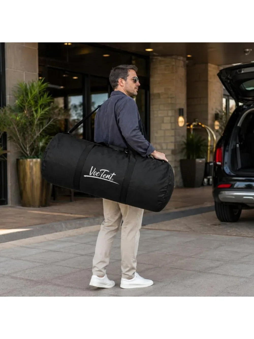Extra Large 195L Duffel Bag - Heavy Duty, Packable Carryall for Travel, Gym